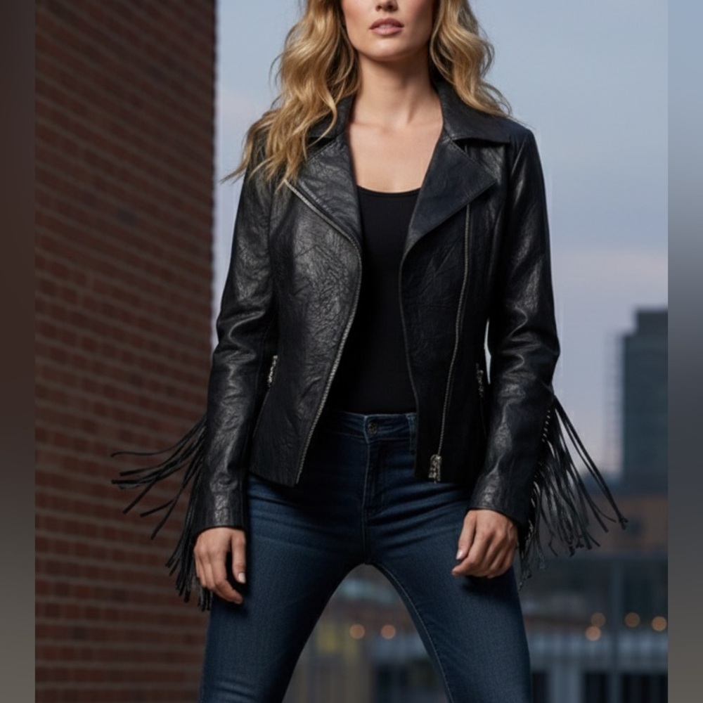Royal Underground Black Leather Jacket 🖤